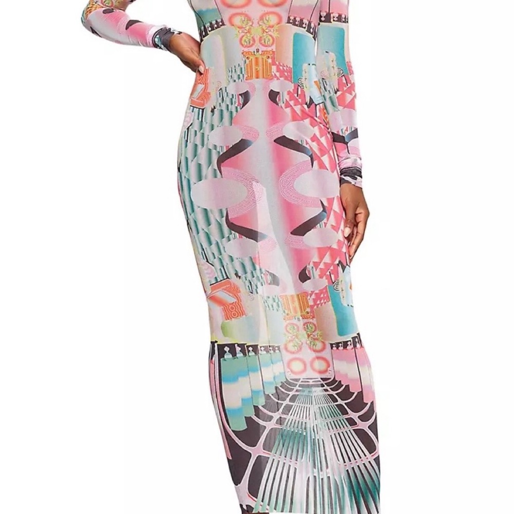 SKIMS Multicolor Long Sleeve Dress